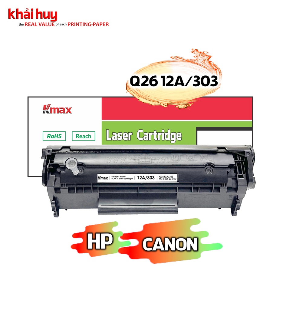 HỘP MỰC IN LASER KMAX Q2612A/ 303