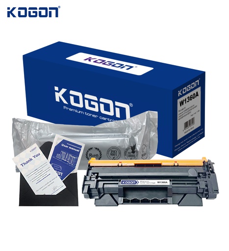 [HMUCLSR156/273] HỘP MỰC IN LASER KOGON W1360A (KHÔNG CHIP)