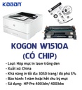 HỘP MỰC IN LASER KOGON W1510A (CÓ CHIP)