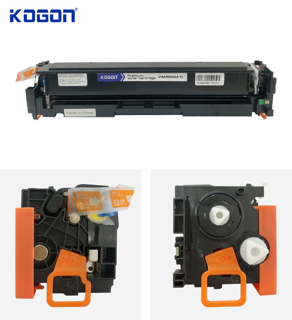 Hộp mực in laser KOGON W2042A (2.1K, yellow, có chíp) - Dùng cho máy Pro M454dn/ M479dw