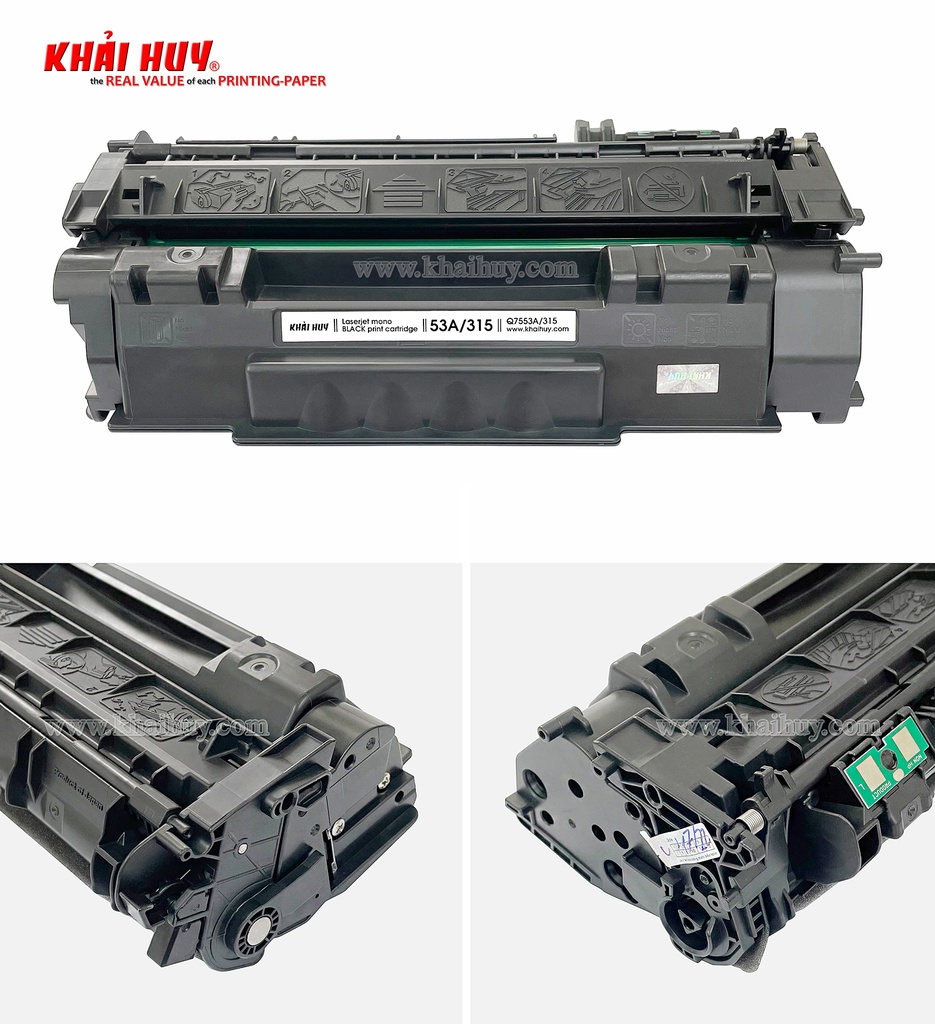 MỰC IN LASER KHẢI HUY Q7553A/ CRG-315