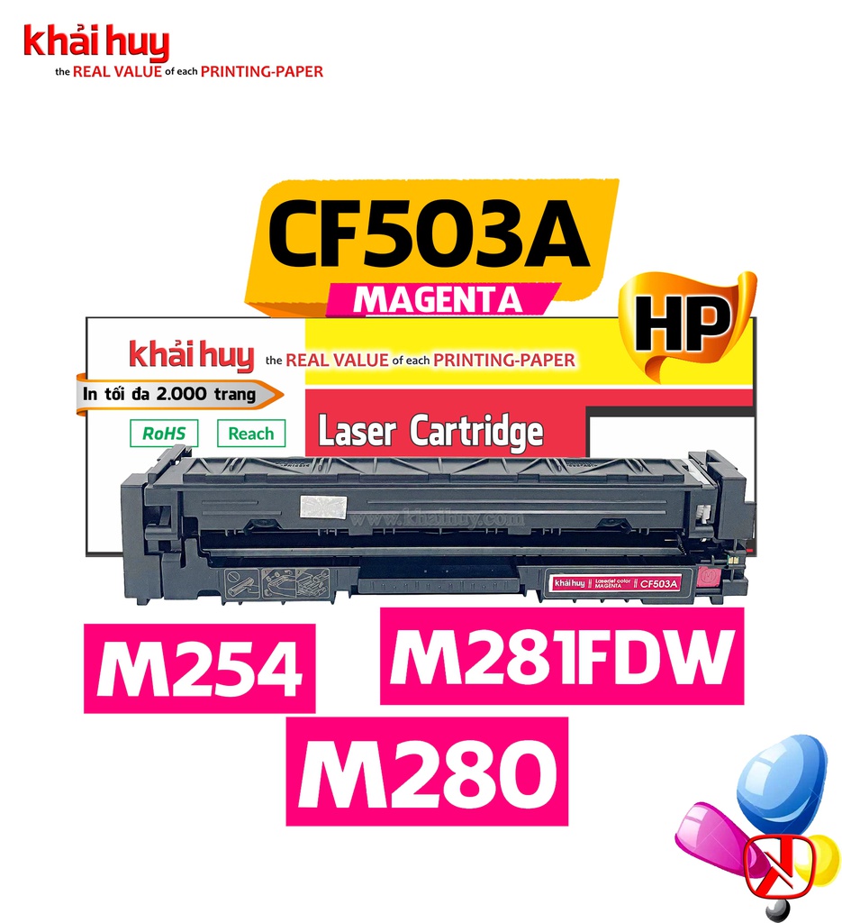 HỘP MỰC IN LASER KHẢI HUY CF503A