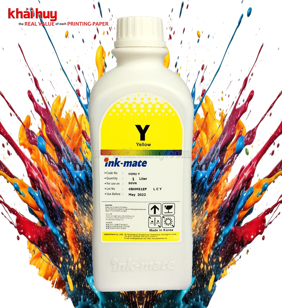 MỰC NẠP NƯỚC INKMATE HIMU YELLOW