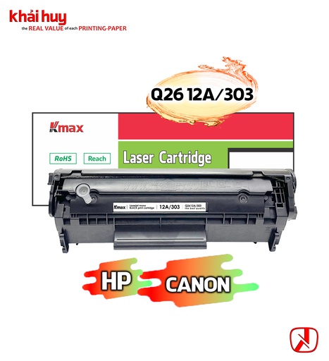 [HMUCLSR1551/116] HỘP MỰC IN LASER KMAX Q2612A/ 303