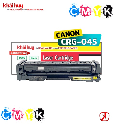 [HMUCLSR155/261] HỘP MỰC IN LASER KHẢI HUY CRG-045Y